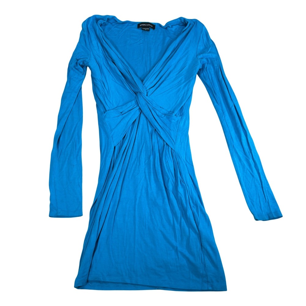 Marciano Electric Blue Long-Sleeve Mini Dress